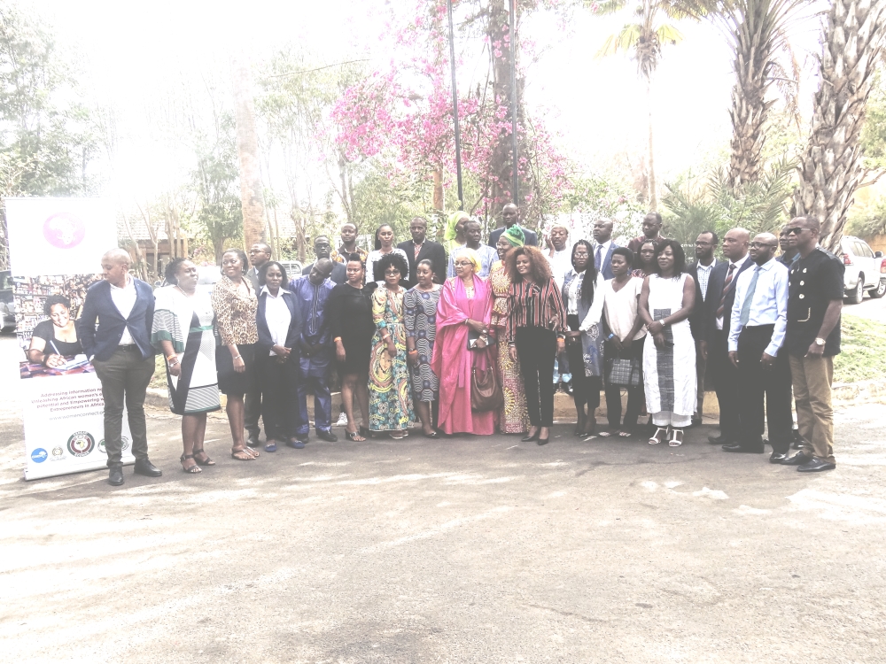 Member states at the training take a class photo at Les Filaos in Saly, Senegal